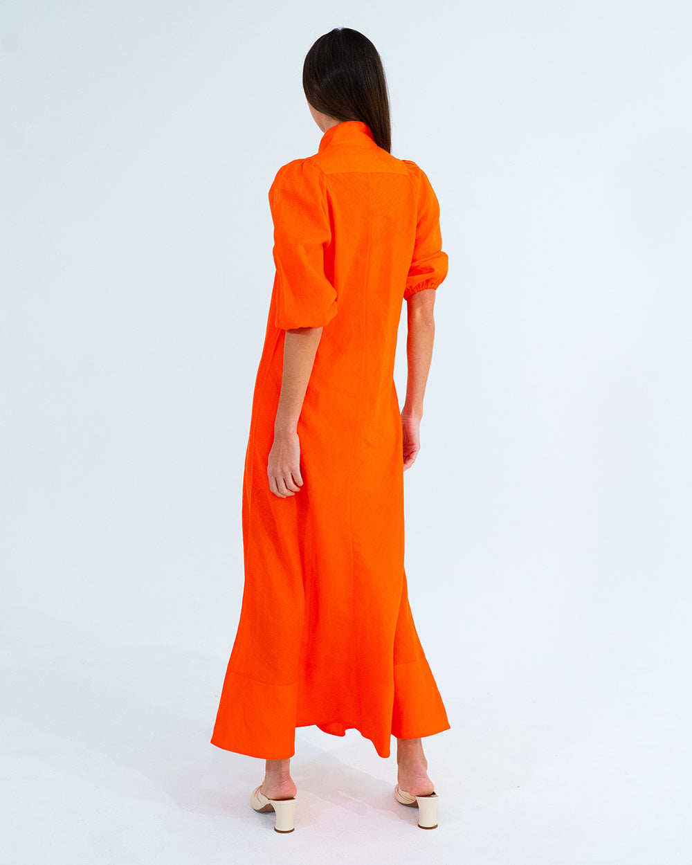 River Dress - Tangerine