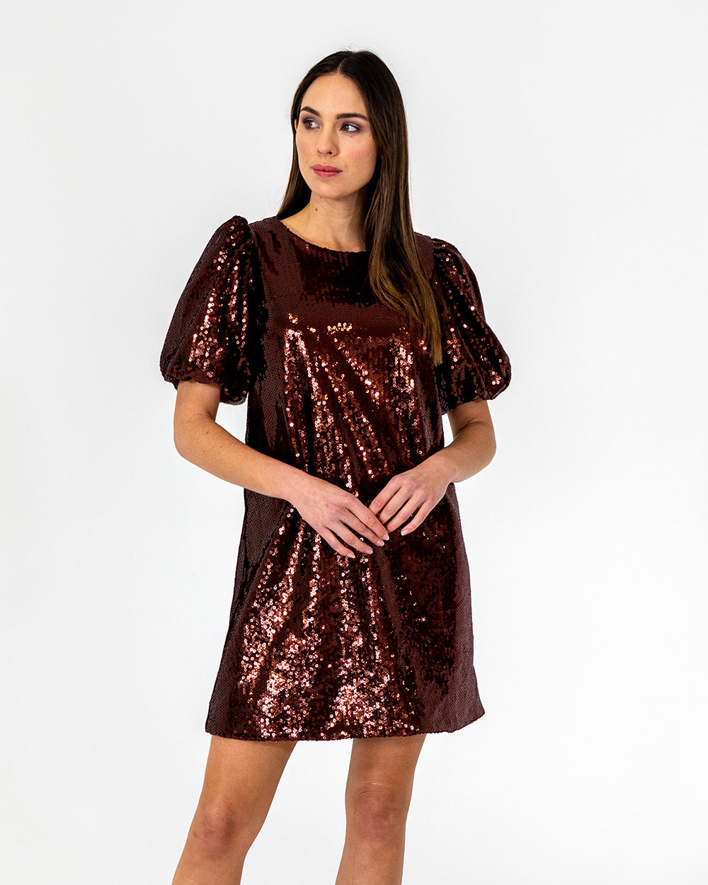 Rochelle Dress - Shiraz Sequin