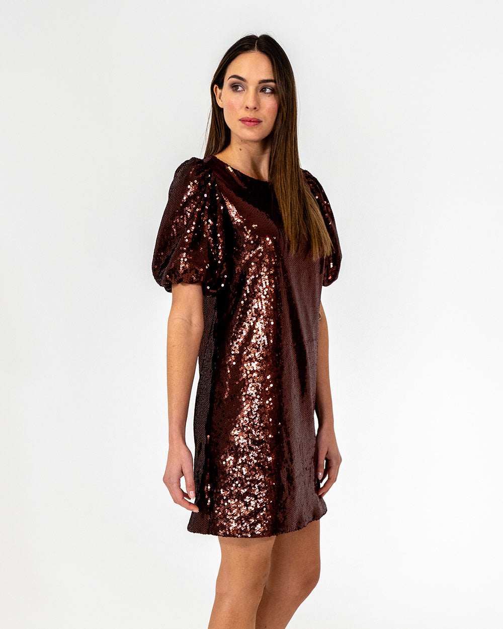 Rochelle Dress - Shiraz Sequin