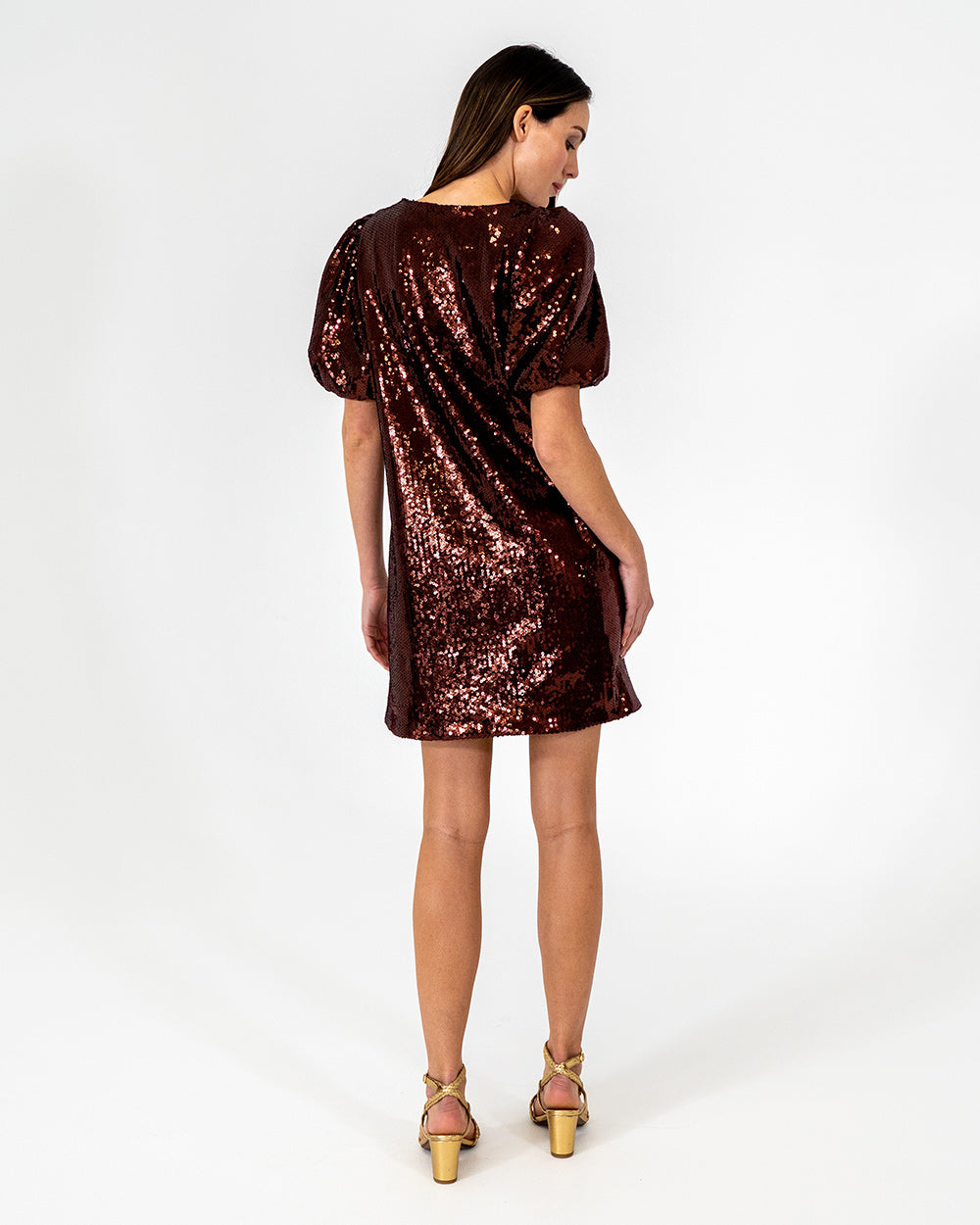 Rochelle Dress - Shiraz Sequin