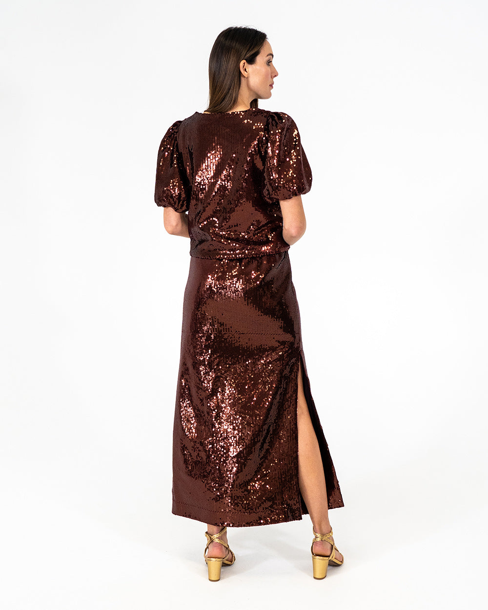 Rochelle Top - Shiraz Sequin