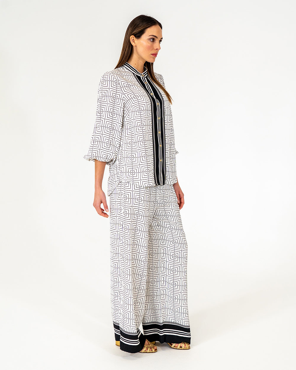 Valentina Trouser - Geo Grid