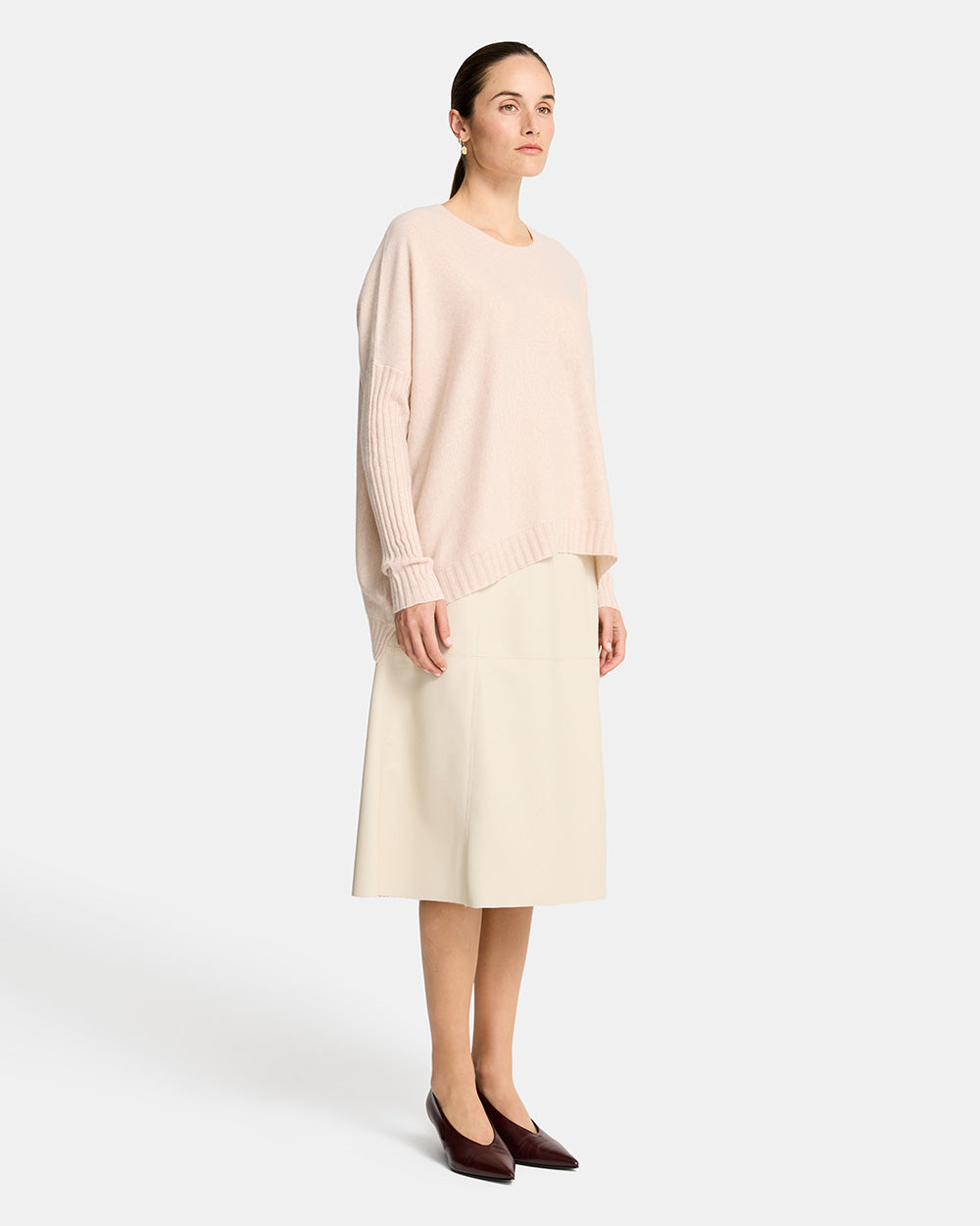 Sadie Crew Neck - Blush