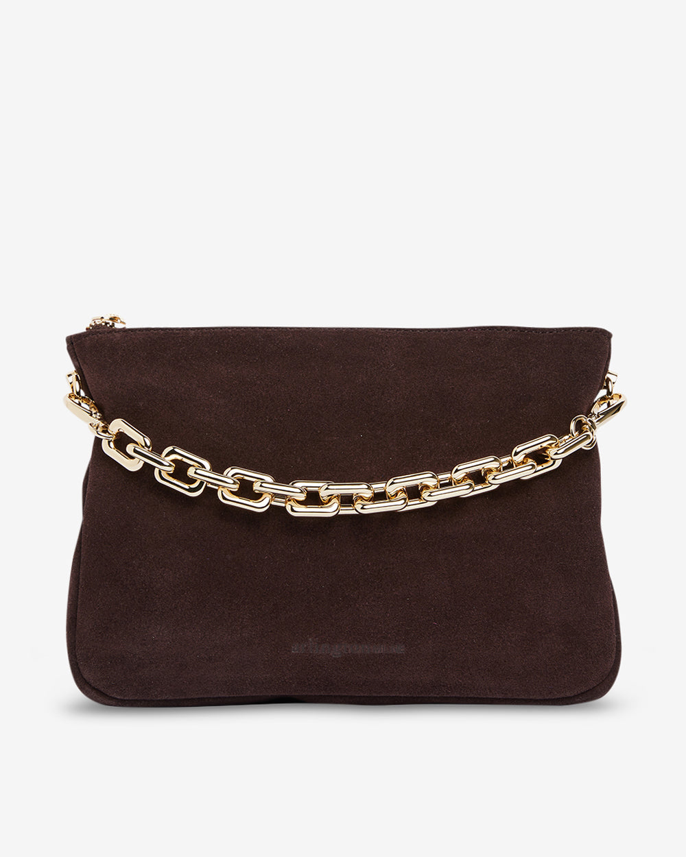 Samantha Crossbody - Chocolate Suede