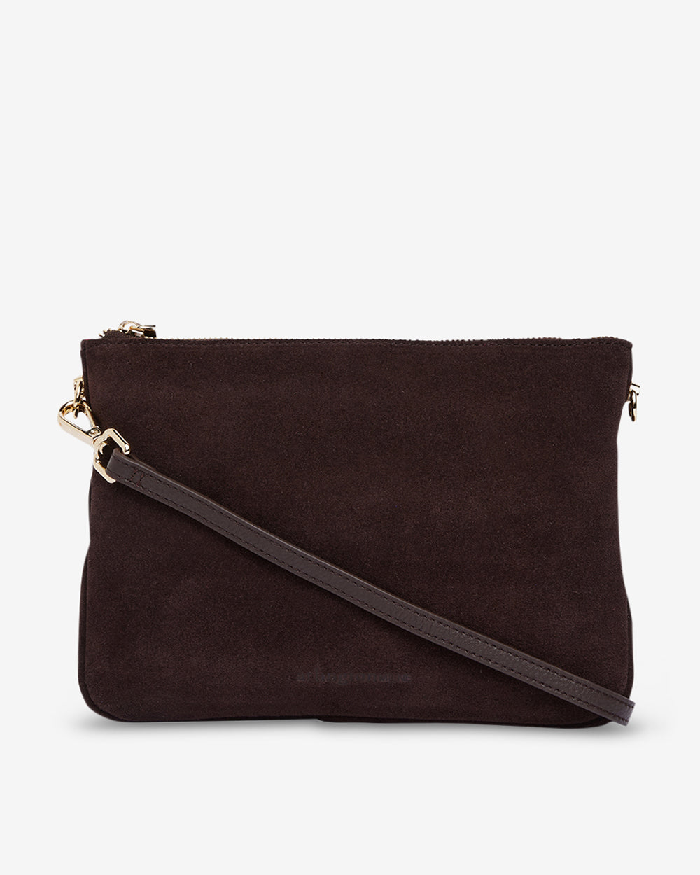 Samantha Crossbody - Chocolate Suede