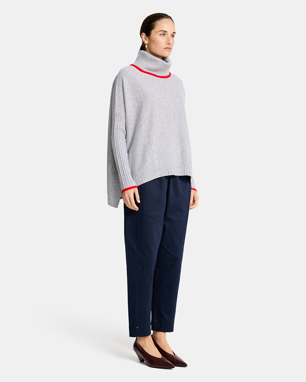 Sinead Knit - Marle/Rouge
