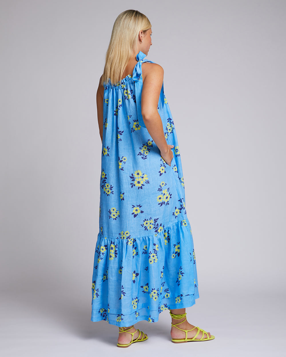Viviana Dress - Neon Ditsy