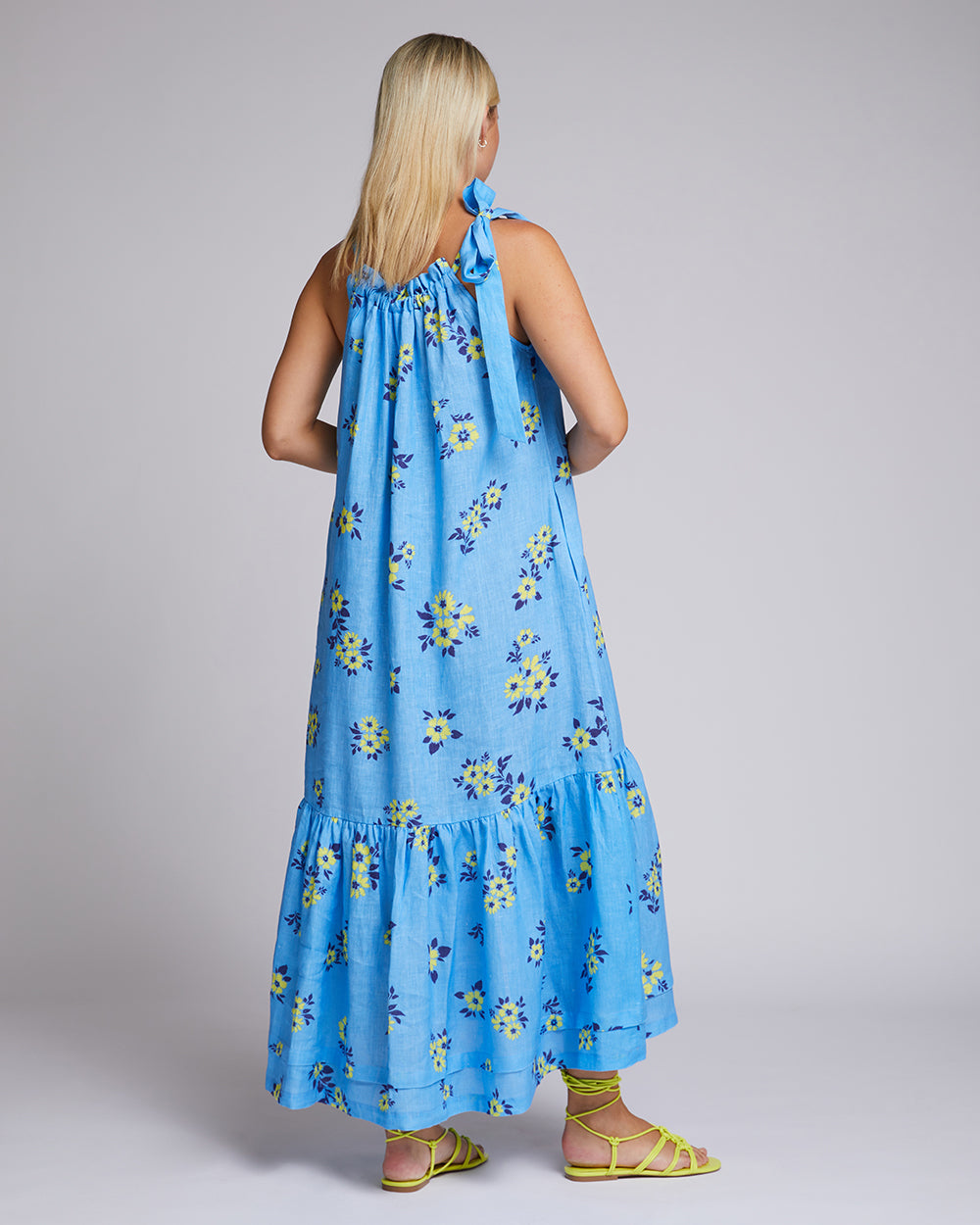 Viviana Dress - Neon Ditsy