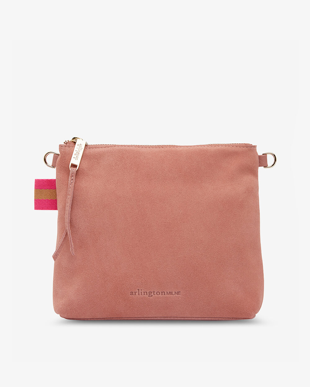 Alexis Crossbody - Dusty Pink Suede