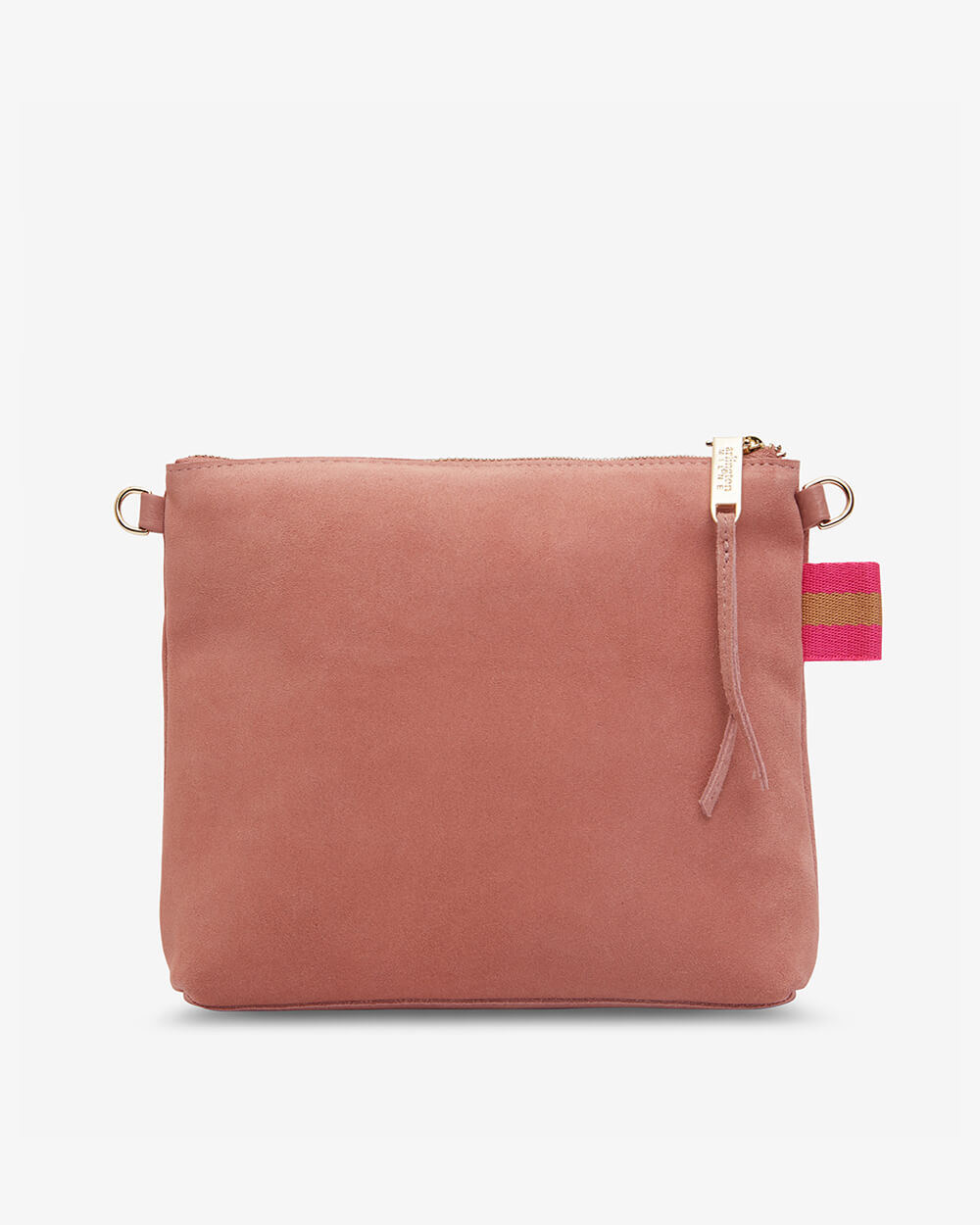 Alexis Crossbody - Dusty Pink Suede