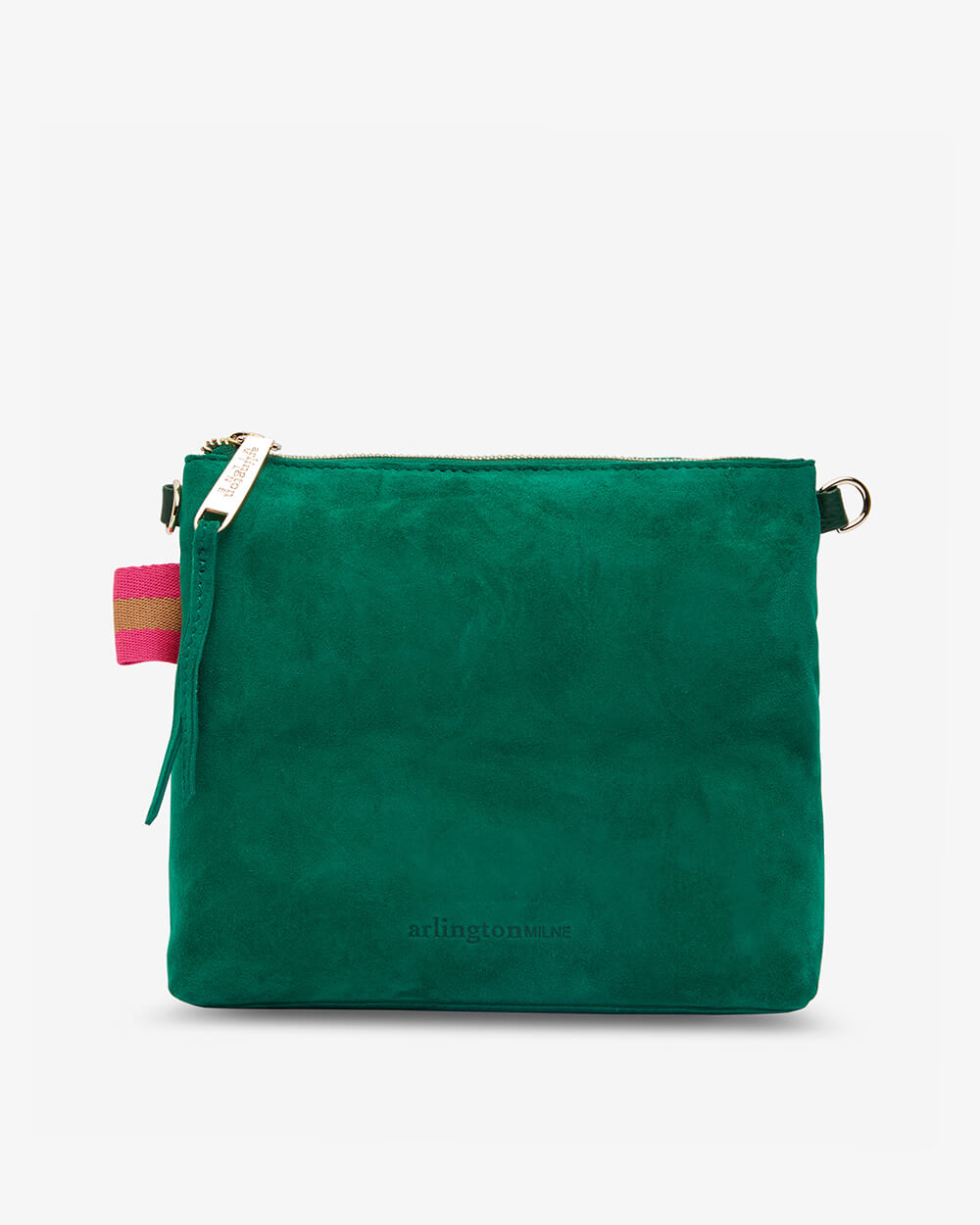 Alexis Crossbody - Emerald Suede