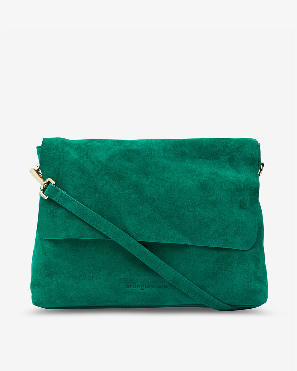 Amber Bag - Emerald Suede