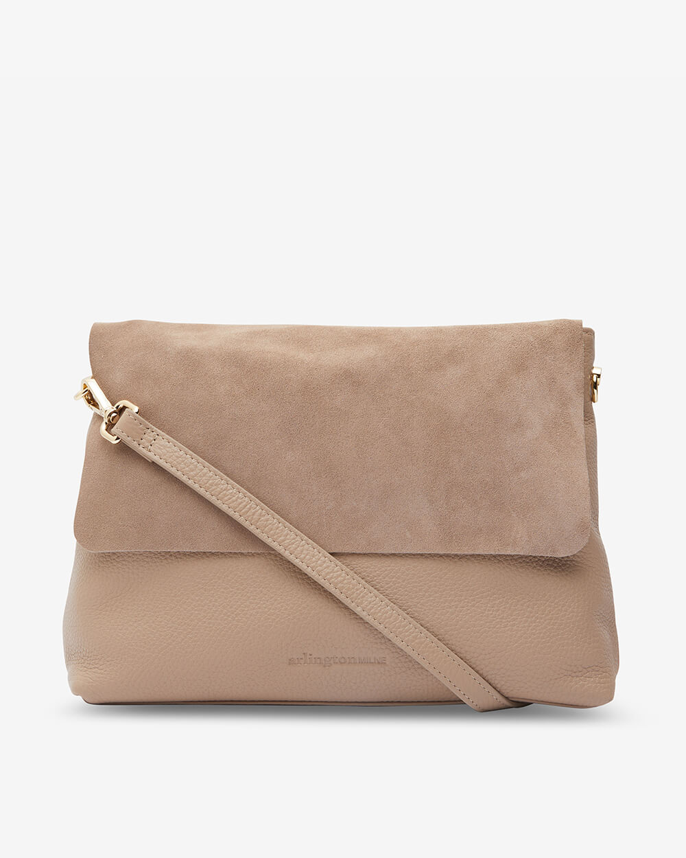 Amber Bag - Fawn Suede/Pebble