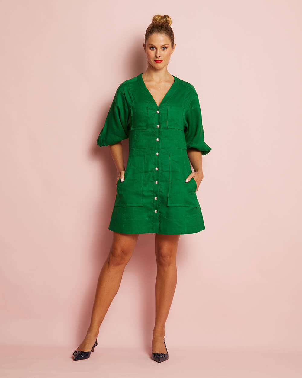 Emma Dress - Green