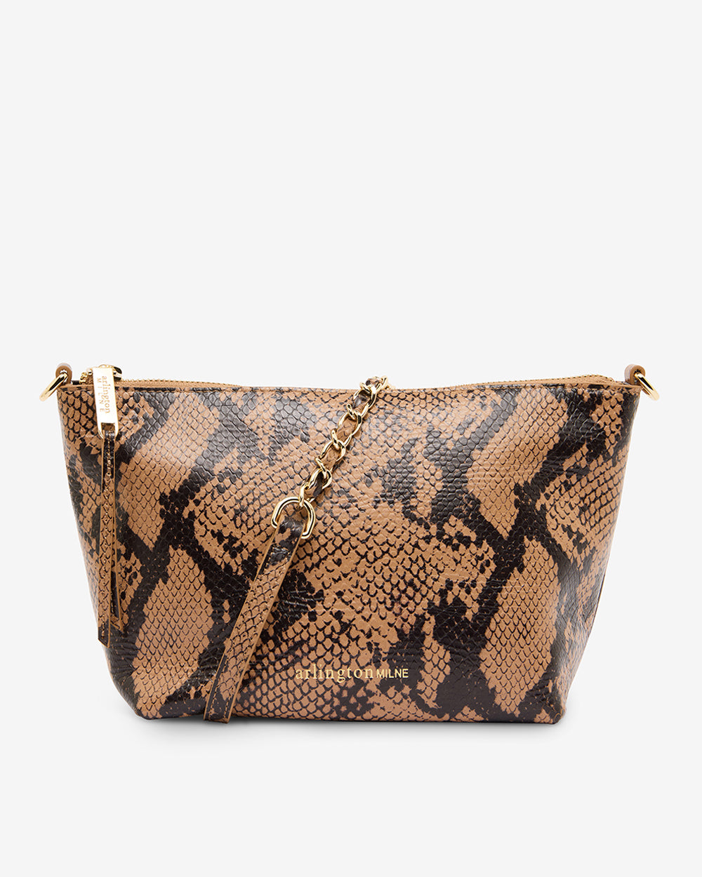 Agnes Bag - Caramel Python