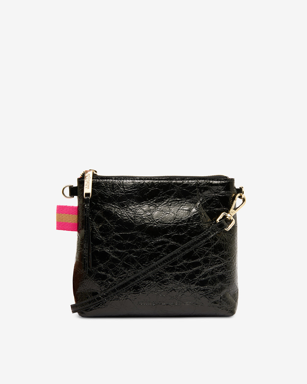 Alexis Crossbody - Black Crinkle