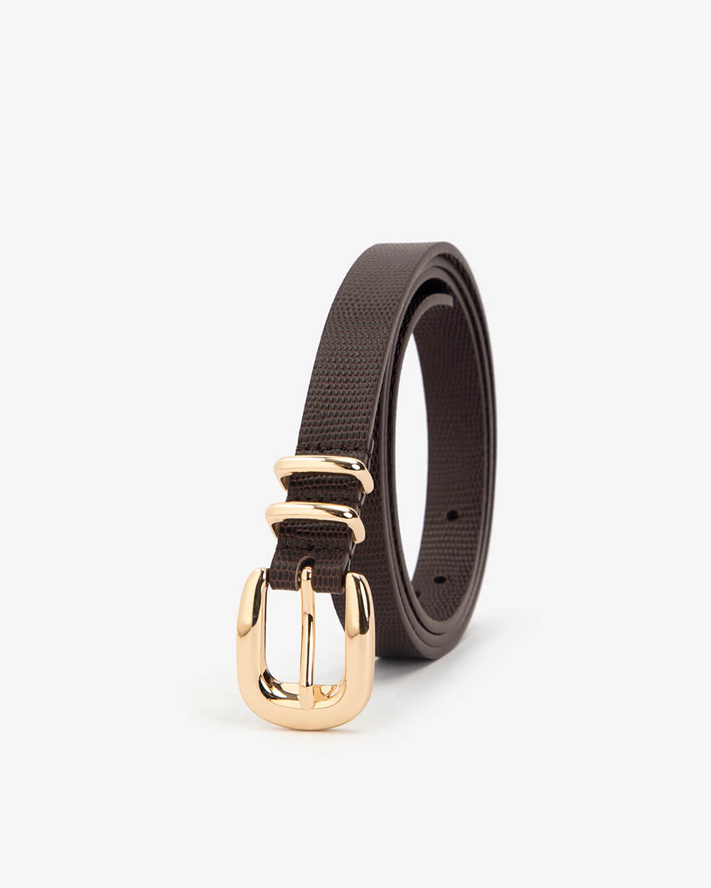 Adele Belt - Chocolate Lizard