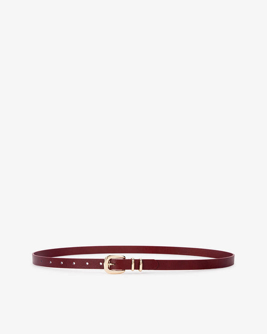 Adele Belt - Garnet Lizard