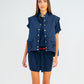 Clare Vest - Navy