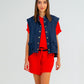 Adeline Knit Tee - Poppy