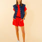 Adeline Knit Tee - Poppy