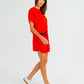 Adeline Knit Tee - Poppy