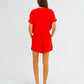 Adeline Knit Tee - Poppy