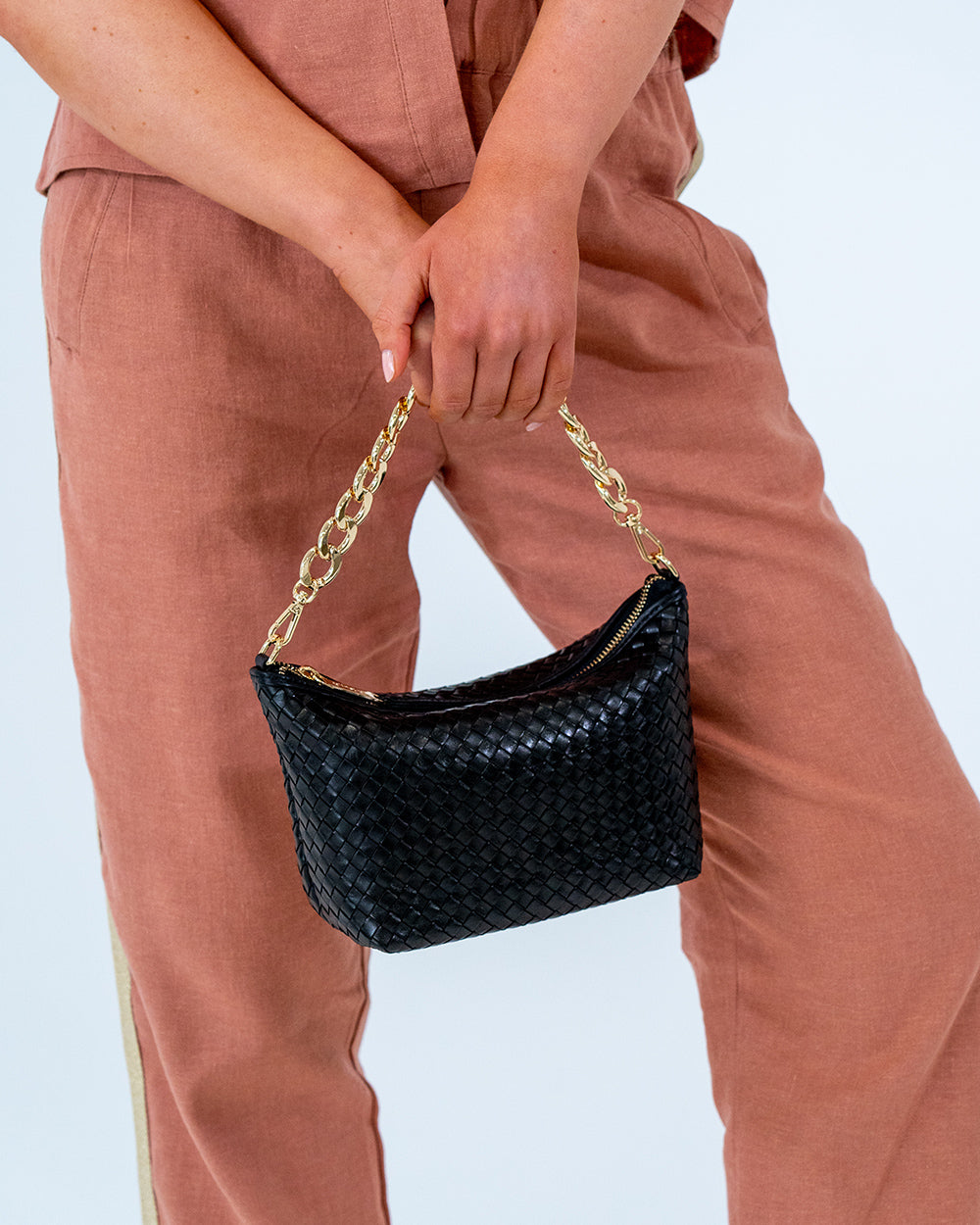 Agnes Bag - Black Weave