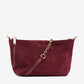 Agnes Bag - Burgundy Suede