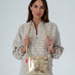 Alexis Crossbody - Gold Crinkle