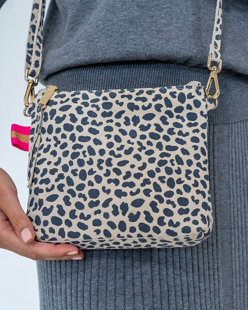 Alexis Crossbody - Spot Suede