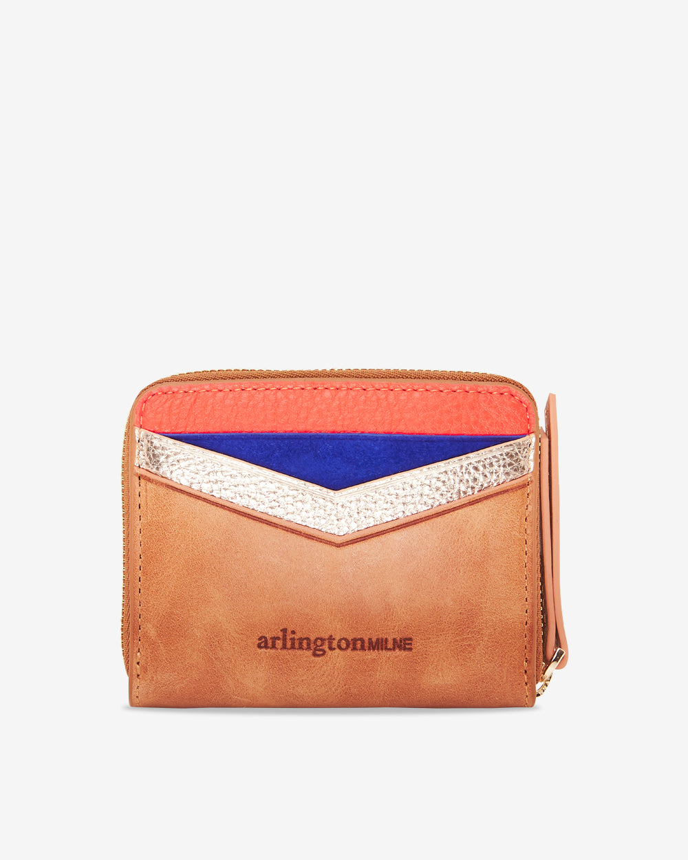 Alexis Zip Purse - Vintage Tan Multi - Arlington Milne