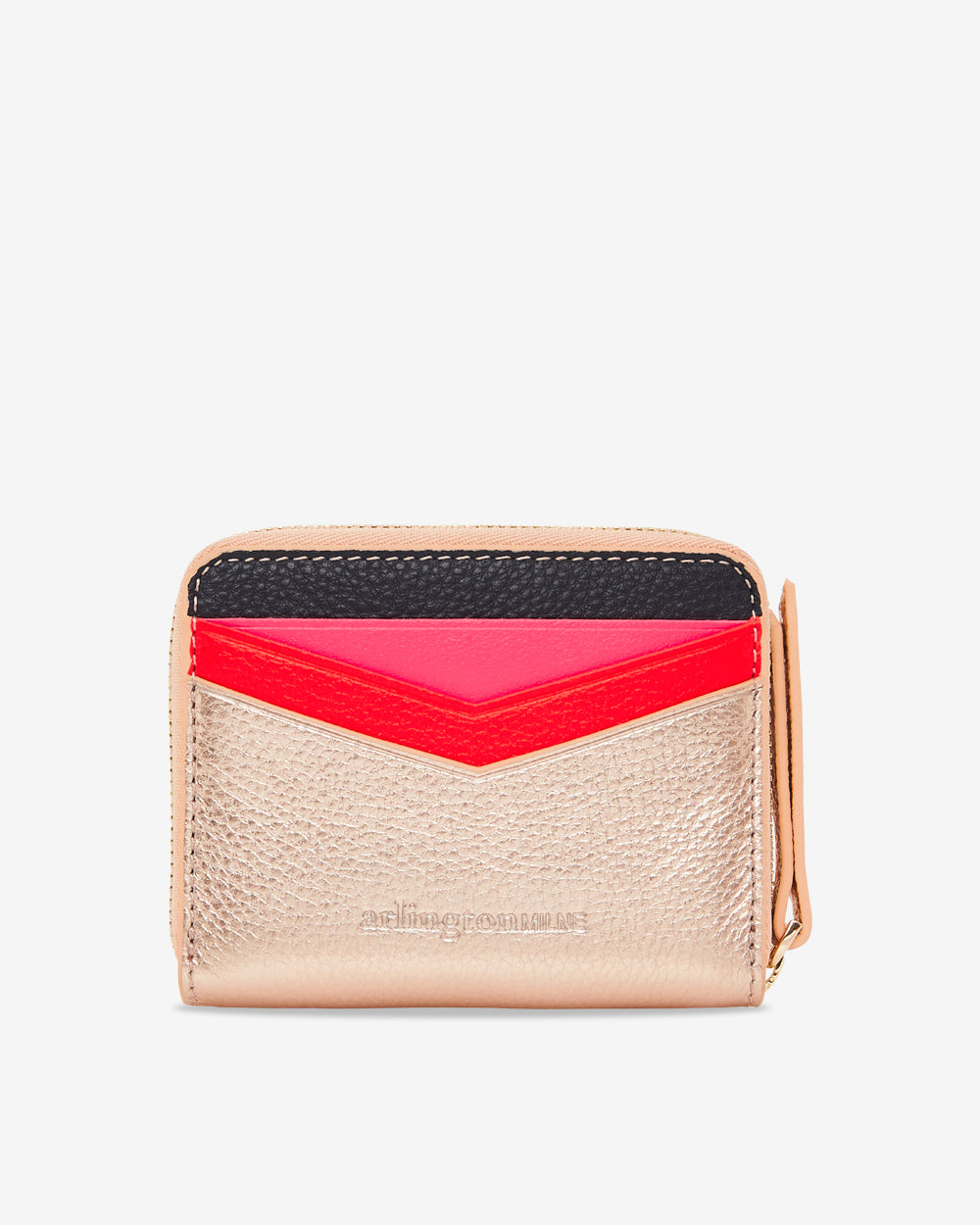 Alexis Zip Purse - Rose Gold Multi - Arlington Milne