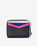 Alexis Zip Purse - Navy Multi - Arlington Milne