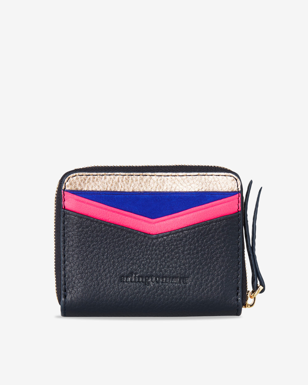 Alexis Zip Purse - Navy Multi - Arlington Milne