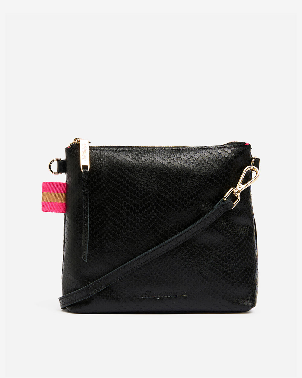 Alexis Crossbody - Black Snake