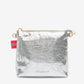 Alexis Crossbody - Silver Crinkle