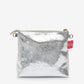 Alexis Crossbody - Silver Crinkle