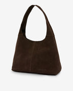Alma Tote - Chocolate Suede - Arlington Milne