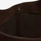 Alma Tote - Chocolate Suede