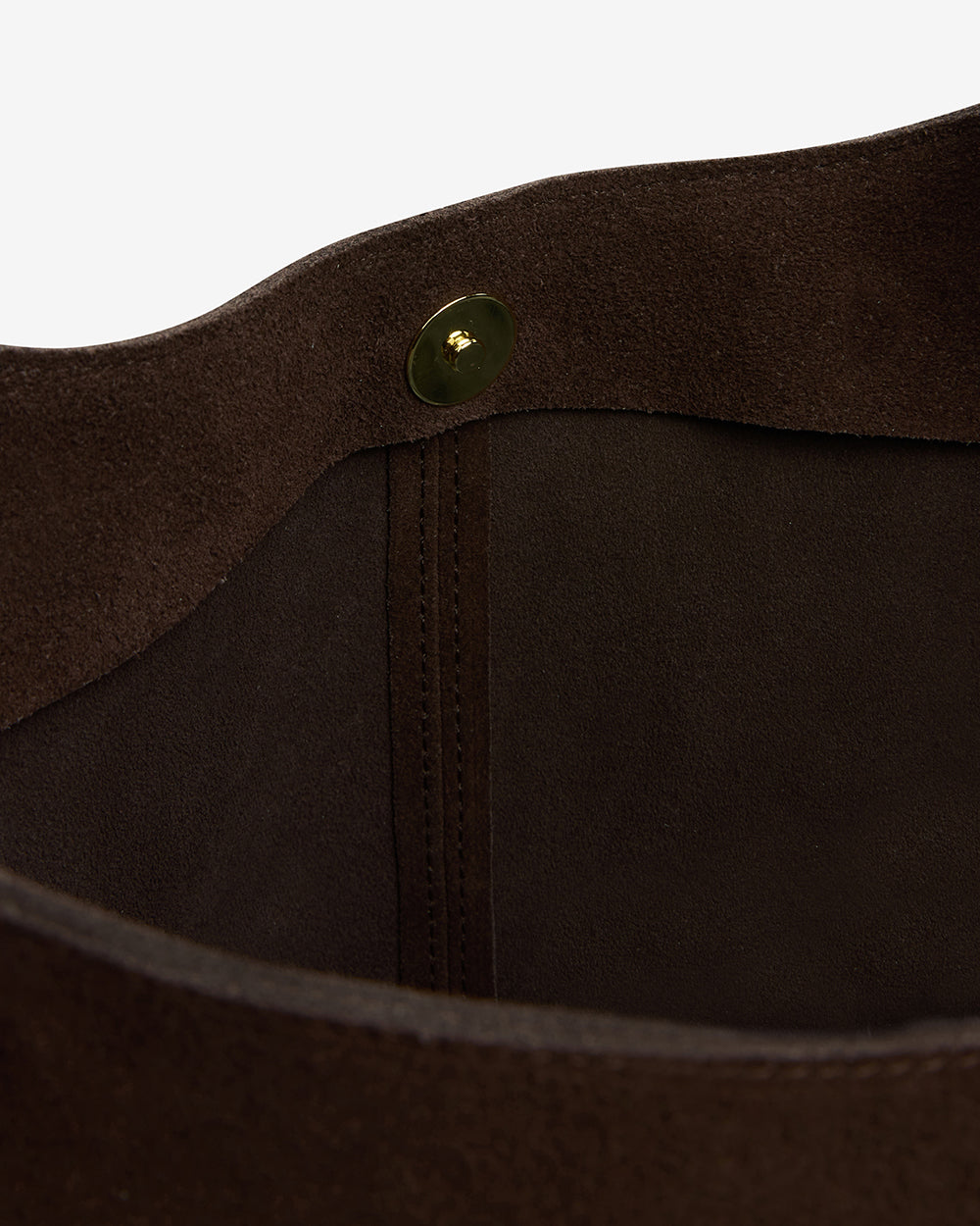 Alma Tote - Chocolate Suede