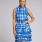 Annalise Top - Brushstroke Check