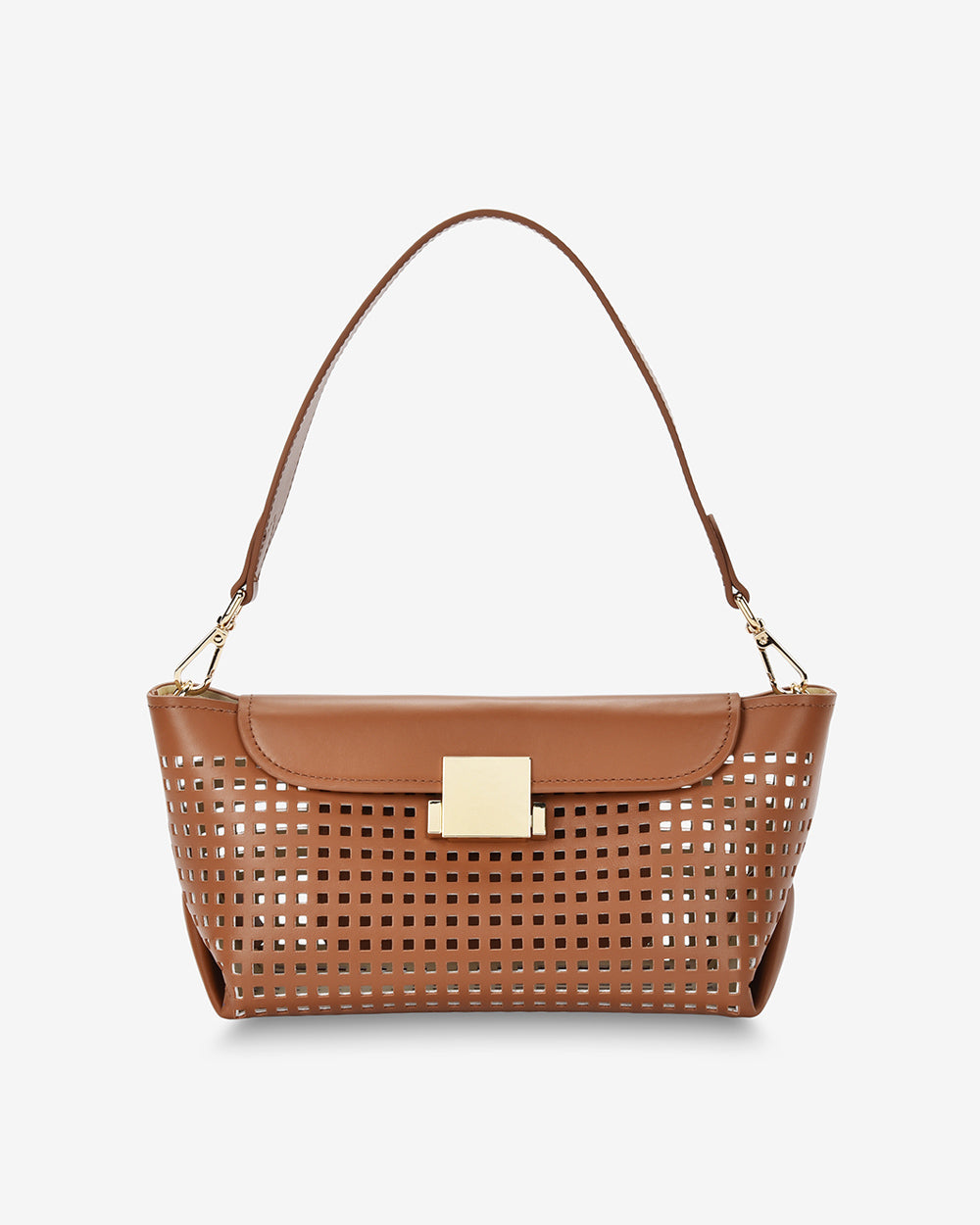 Aurora Bag - Perforated Dark Tan