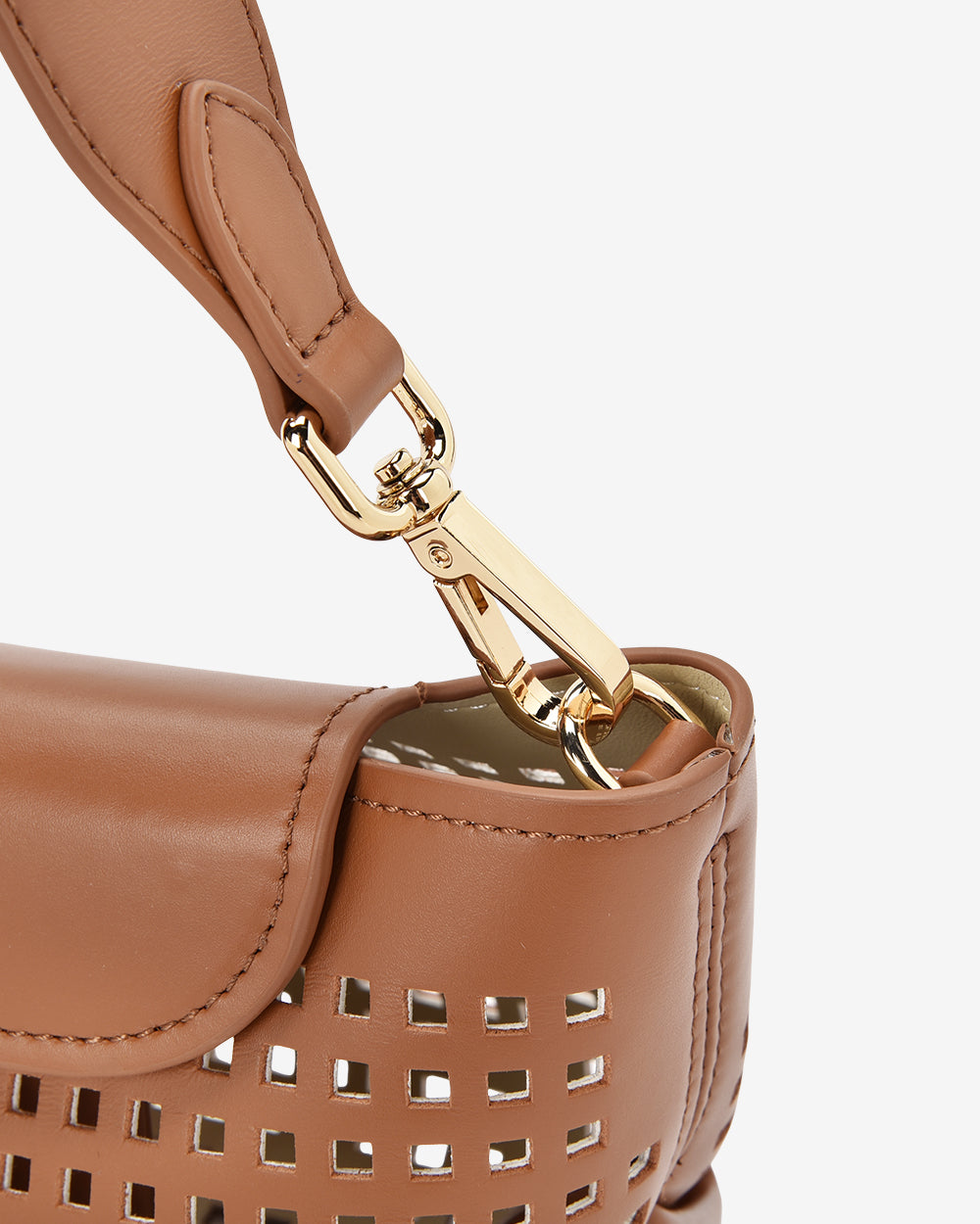 Aurora Bag - Perforated Dark Tan