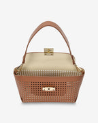 Aurora Bag - Perforated Dark Tan