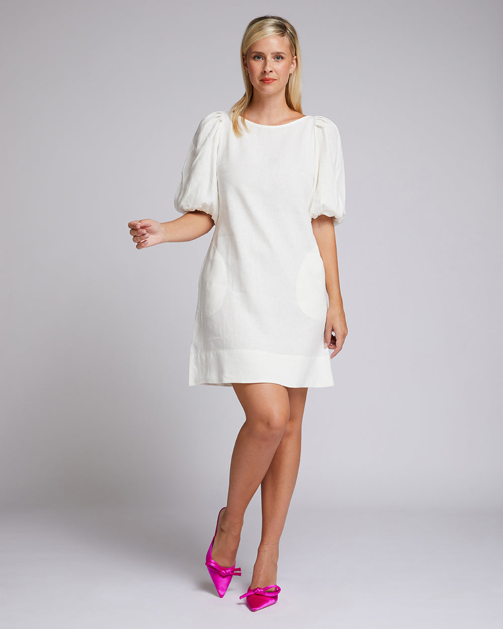 Azure Dress - White