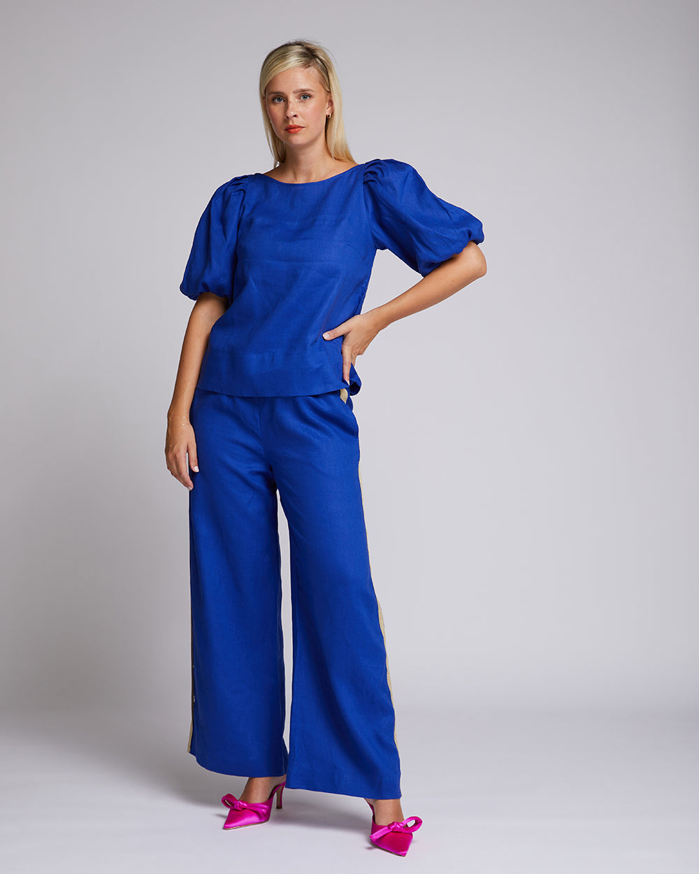 Bianca Trouser - Cobalt – Arlington Milne