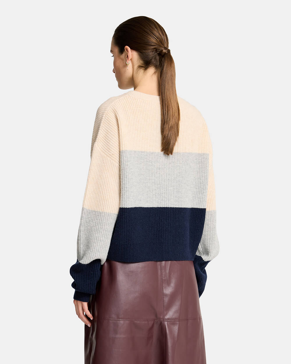 Becky Cardigan - Navy Block