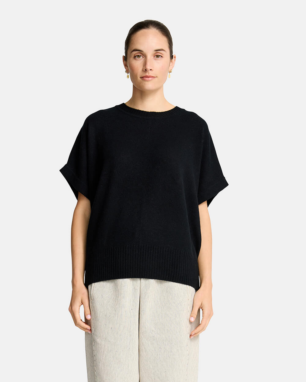 Bella Knit Top - Black