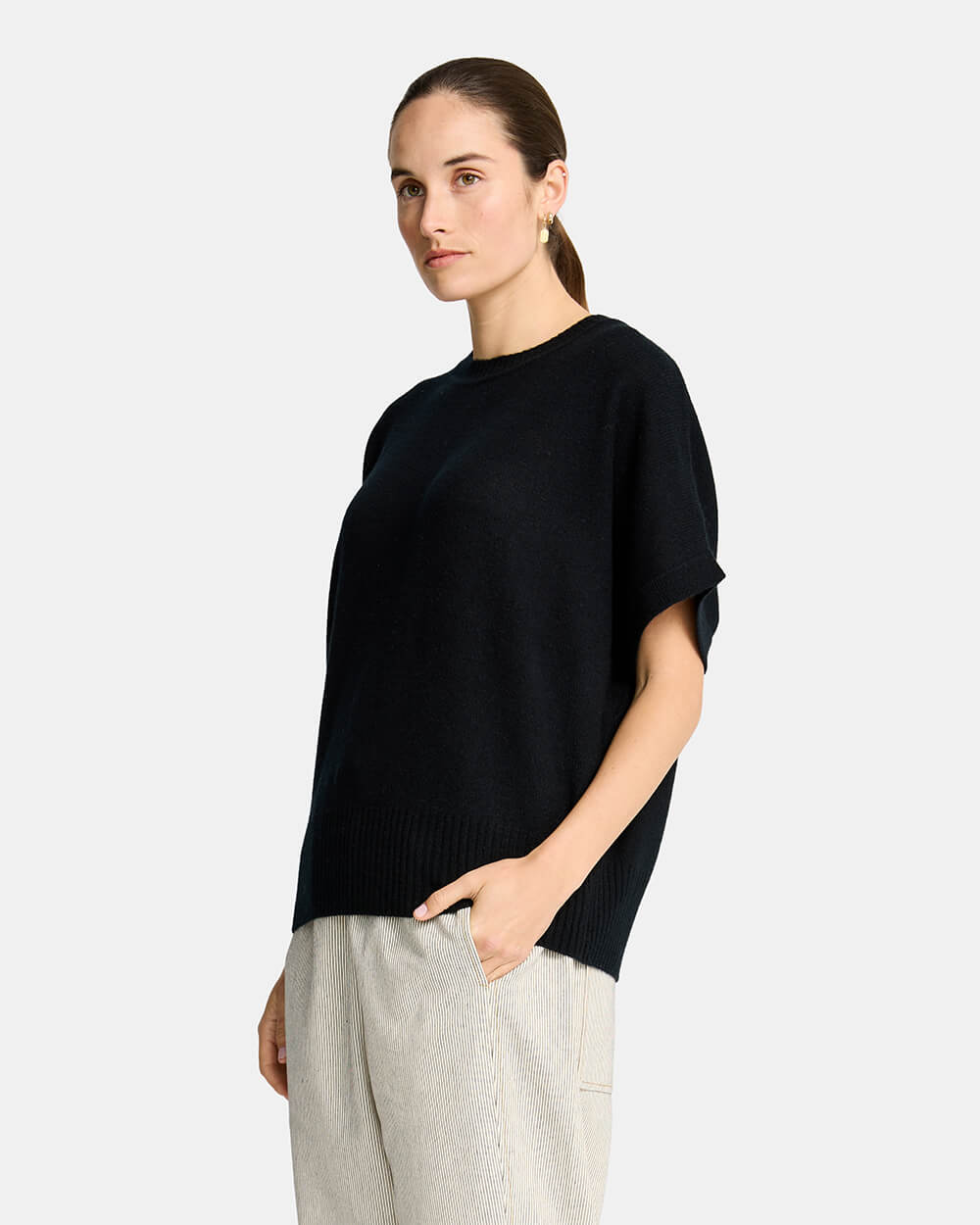 Bella Knit Top - Black